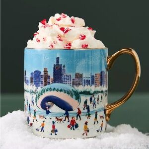 Anthropologie Holiday in the City Mug CHICAGO 2024
